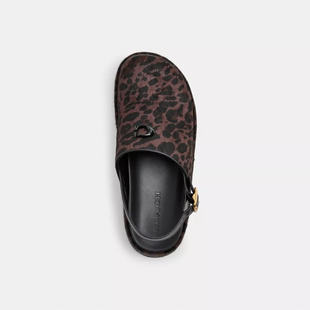 Skulpturert Platå-klog med leopardmønster