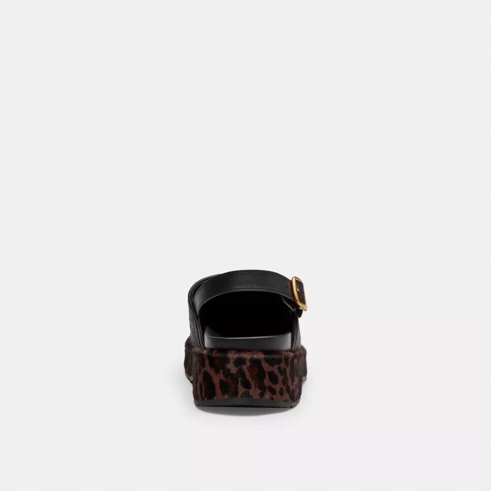 Skulpturert Platå-klog med leopardmønster