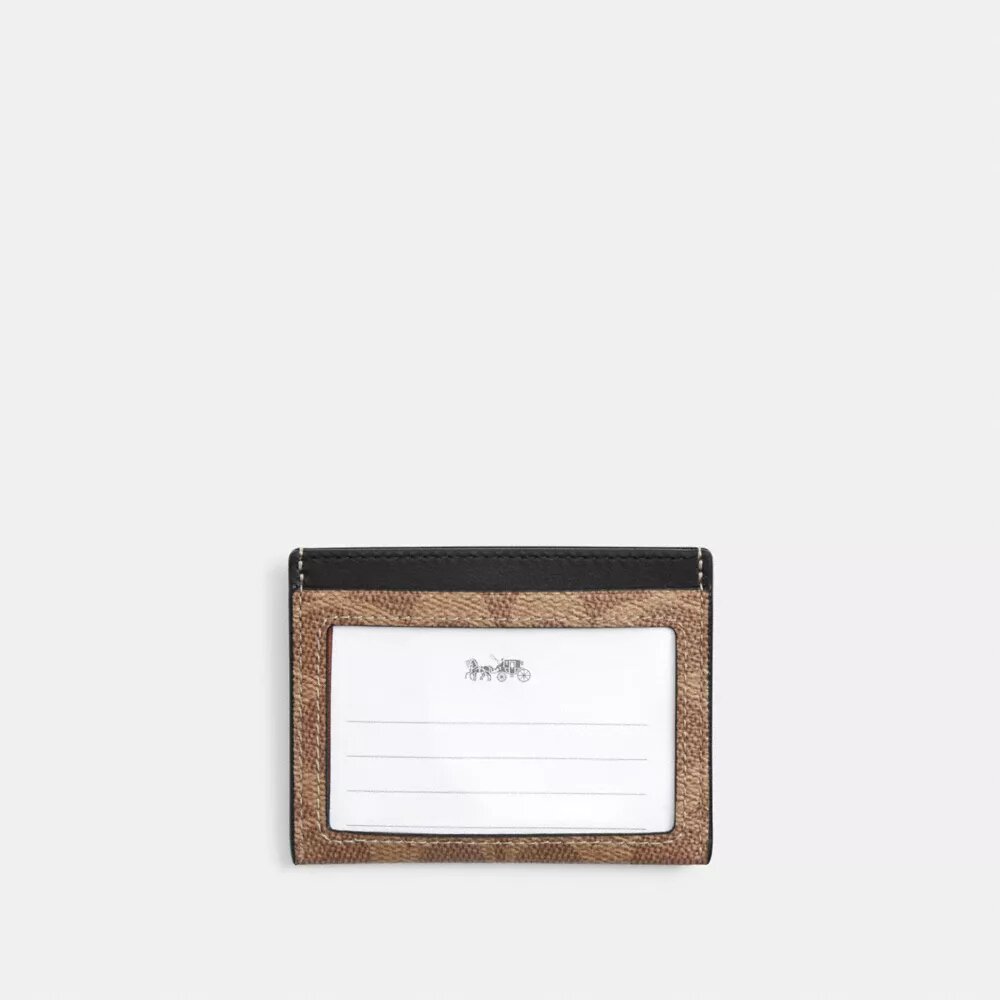 Slank ID-kortlomme i Signature Canvas