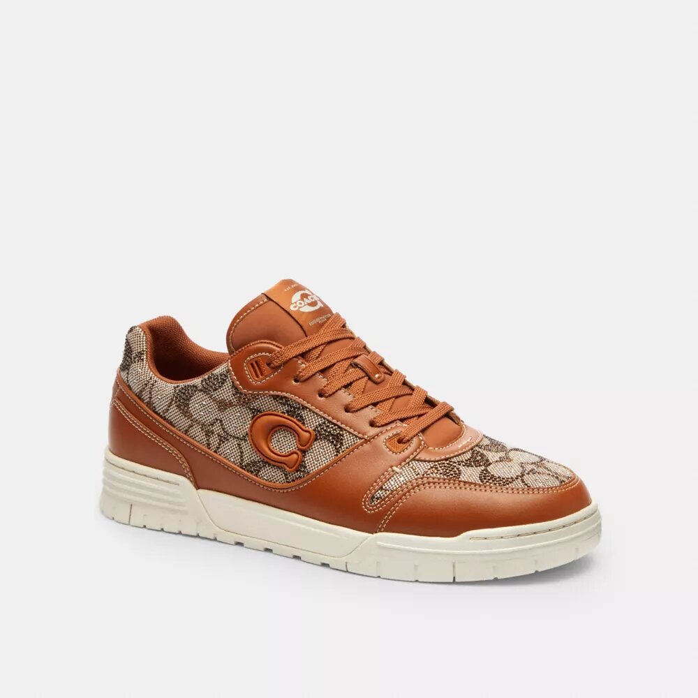 Soho-sneakers med krystall og signatur-jacquard