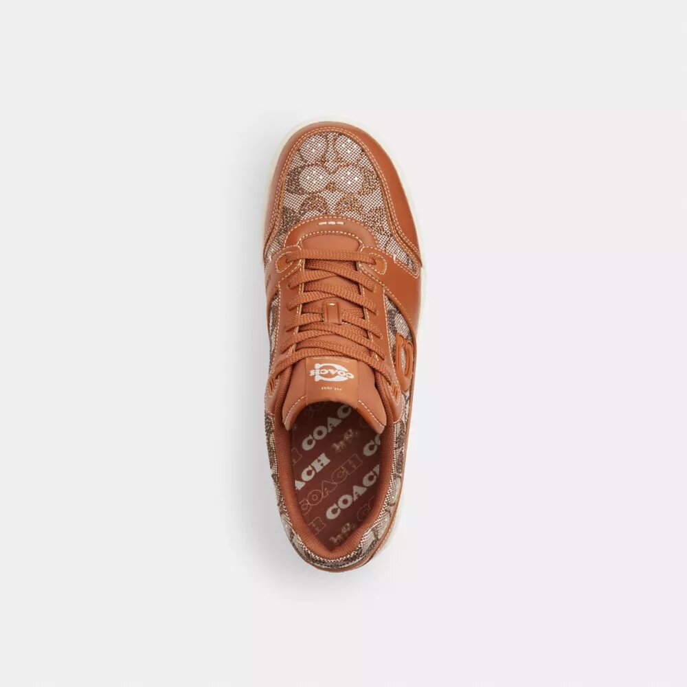 Soho-sneakers med krystall og signatur-jacquard