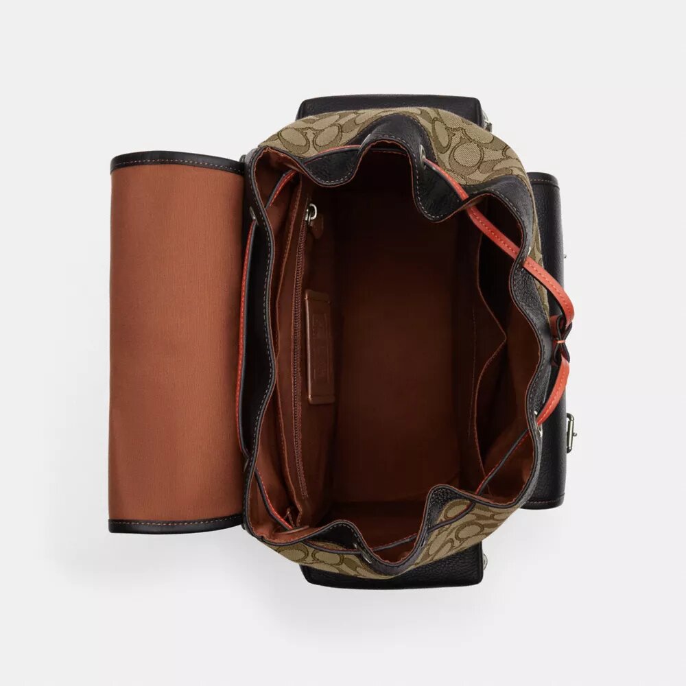 Sprint-ryggsekk i signatur-jacquard