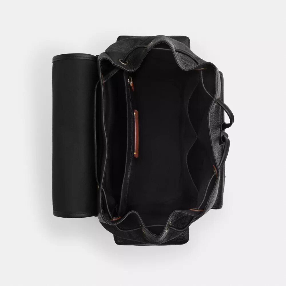 Sprint-ryggsekk i Signature Canvas med lapper