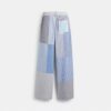 Stripete patchwork-bukser