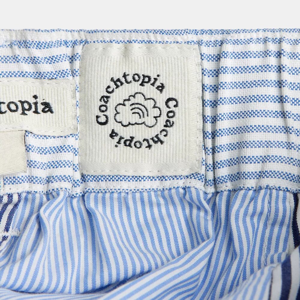 Stripete patchwork-bukser
