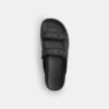 Stroppesandaler med dobbelt stropp i signatur-jacquard