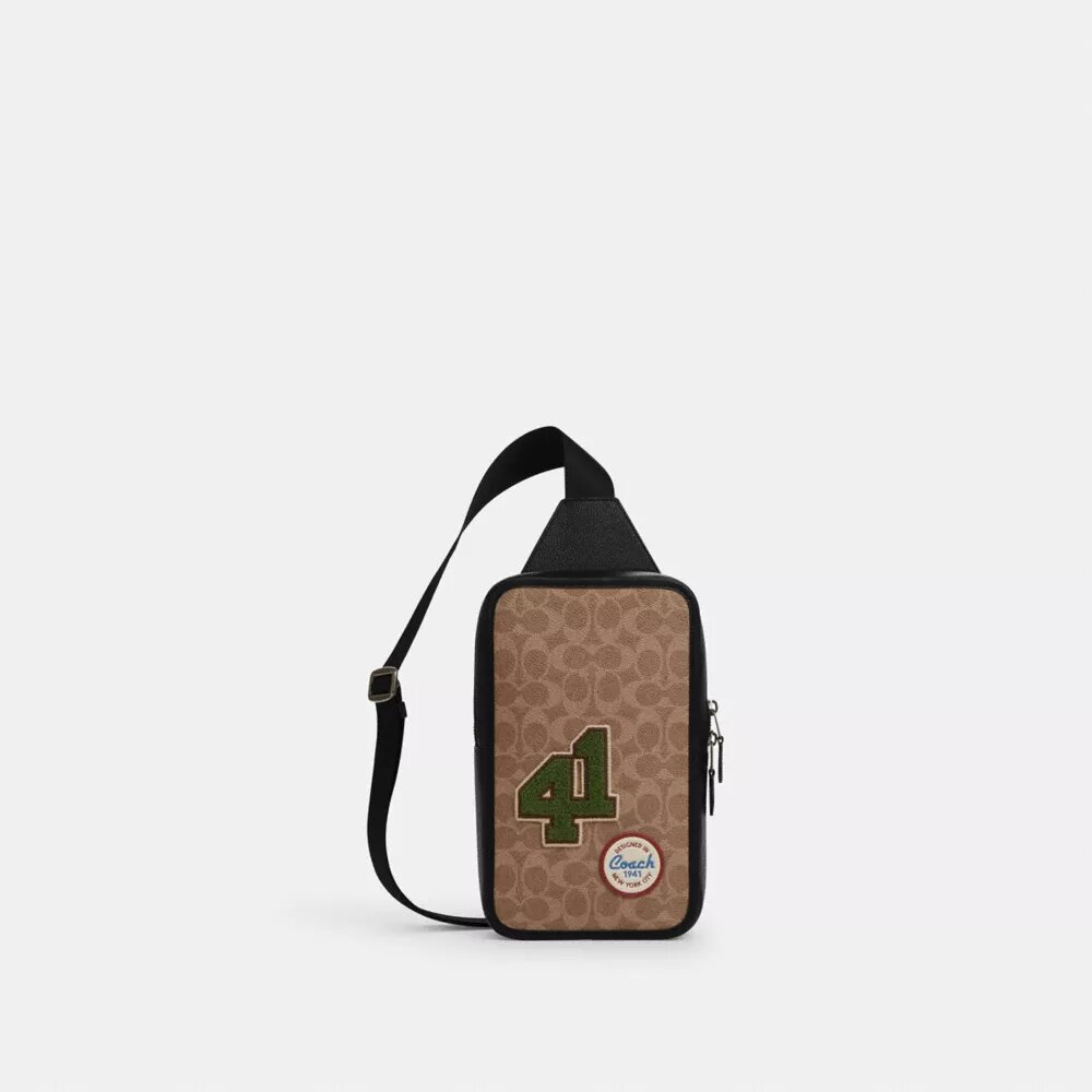 Sullivan-ryggsekk i Signature Canvas med lapper