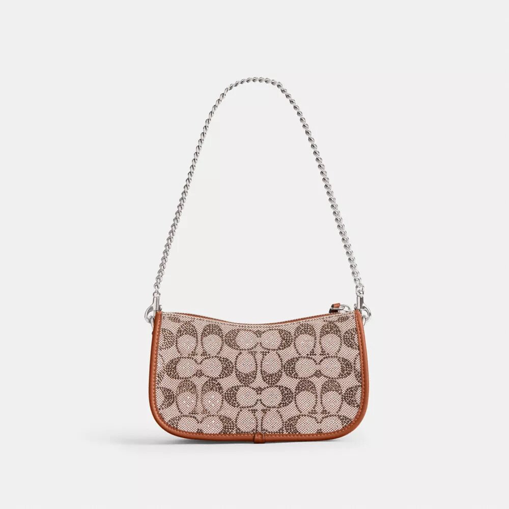 Swinger-vesker 20 med kjede i Crystal Signature-jacquard
