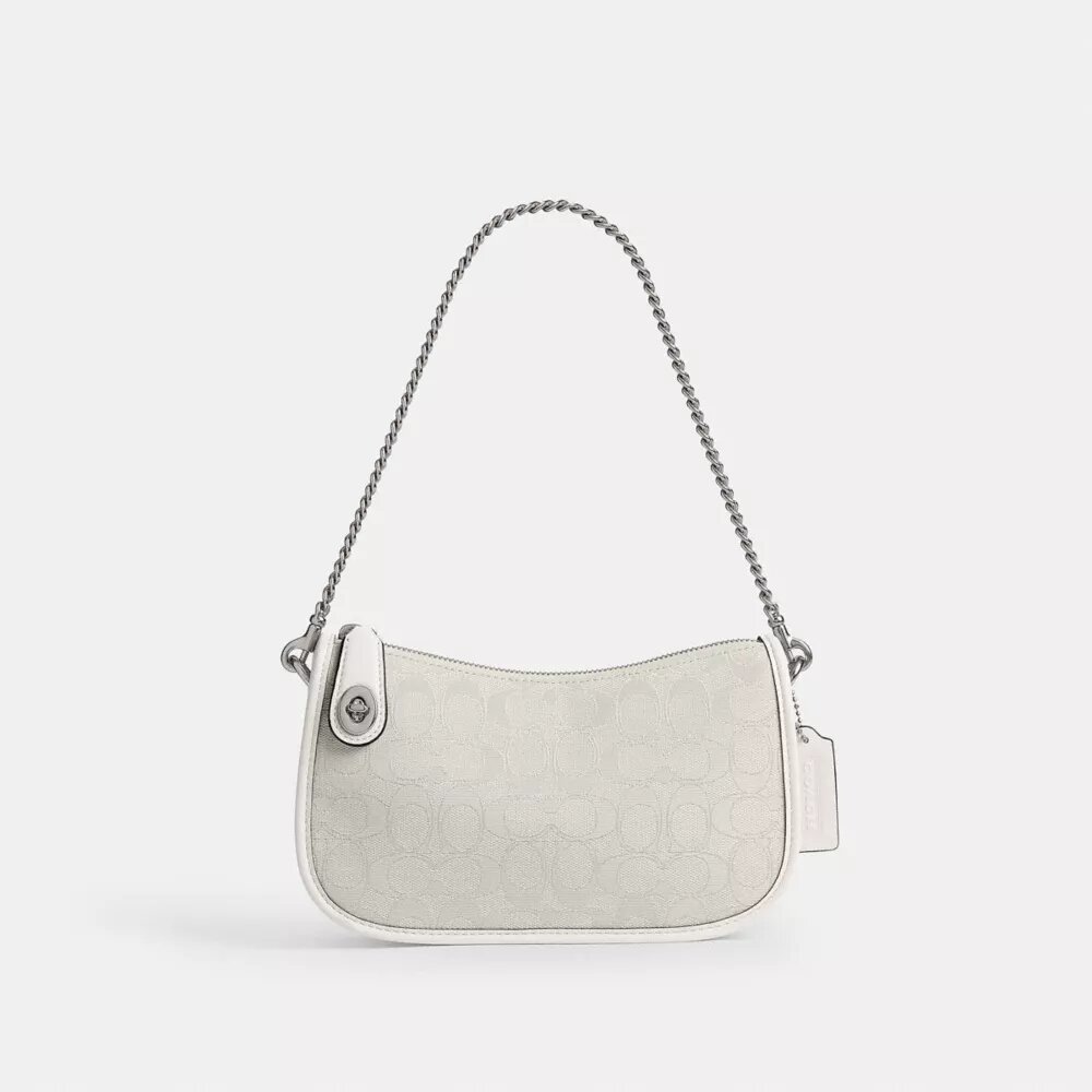 Swinger-vesker i signatur-jacquard