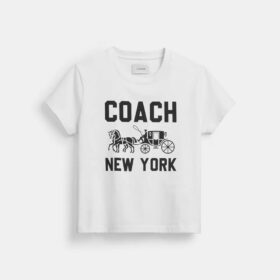 T-shirt med Horse and Carriage i økologisk bomull