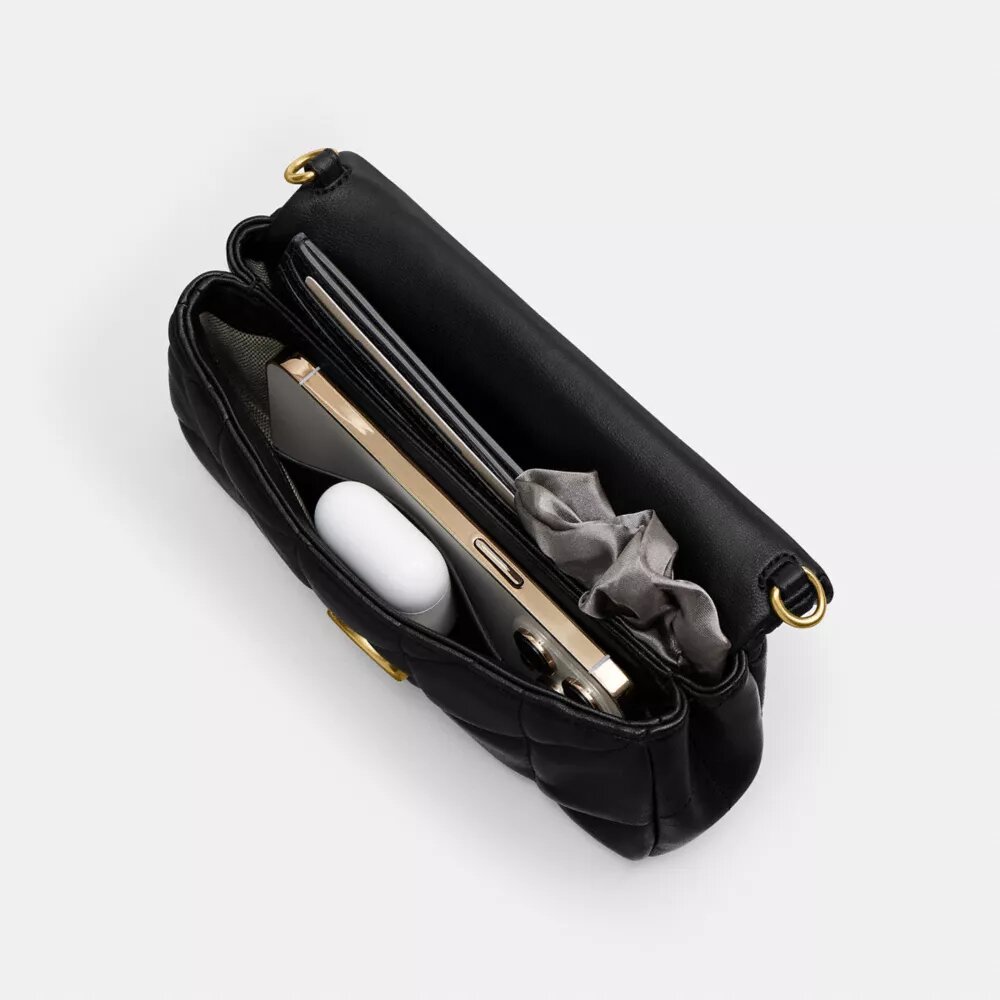 Tabby Chain Crossbody-veske 19 med vattering