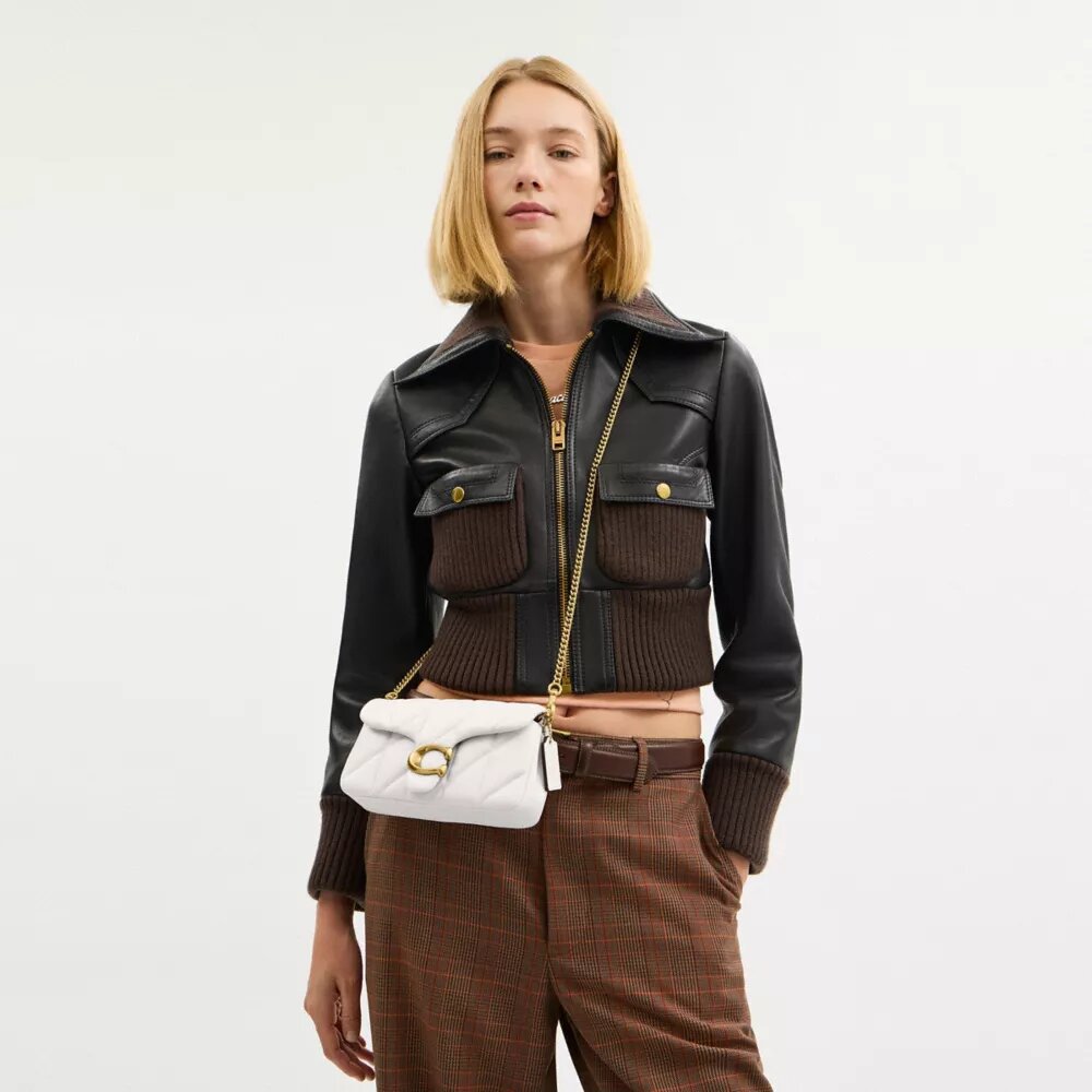 Tabby Chain Crossbody-veske 19 med vattering