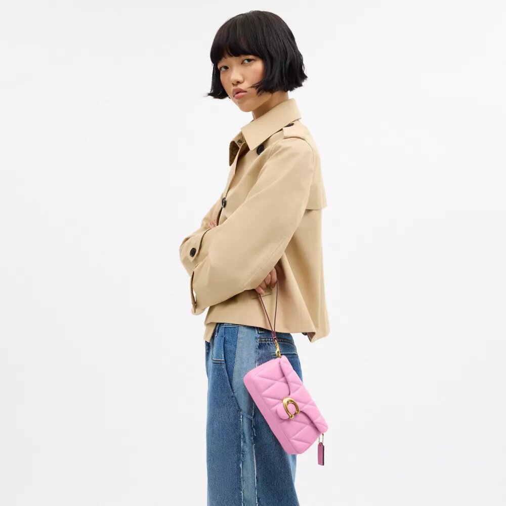 Tabby Chain Crossbody-veske 19 med vattering