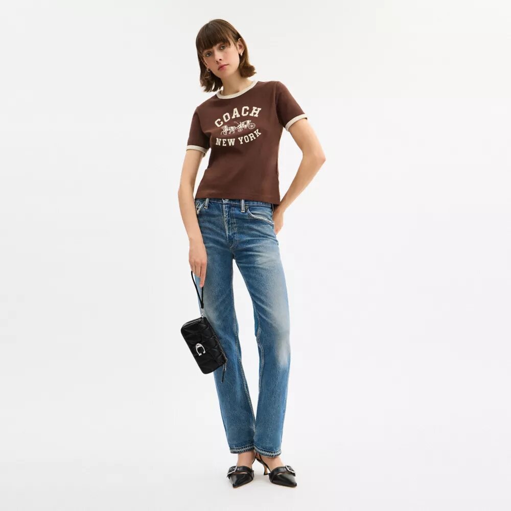 Tabby Chain Crossbody-veske 19 med vattering