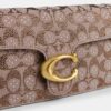 Tabby skulderveske 26 i Crystal Signature Jacquard