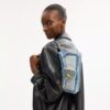 Tabby skulderveske 26 med patchwork av gjenbrukt denim