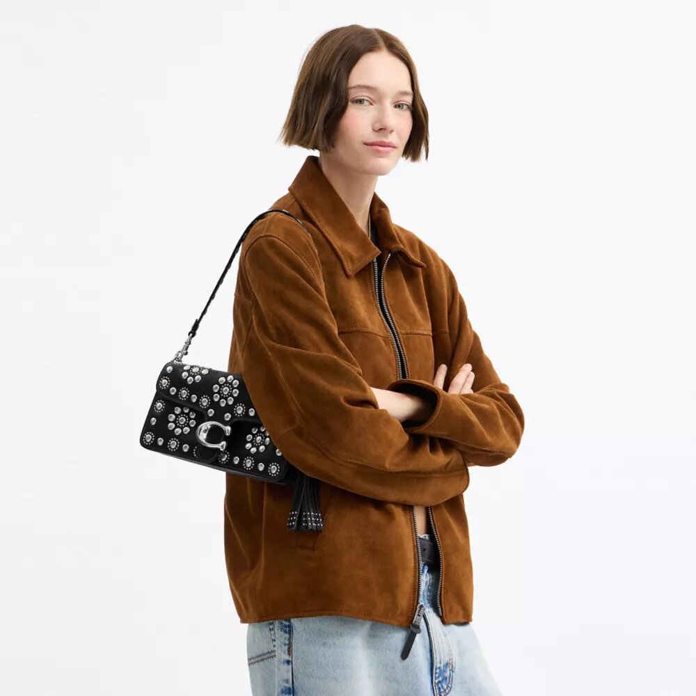 Tabby skulderveske 26 med western-nitter