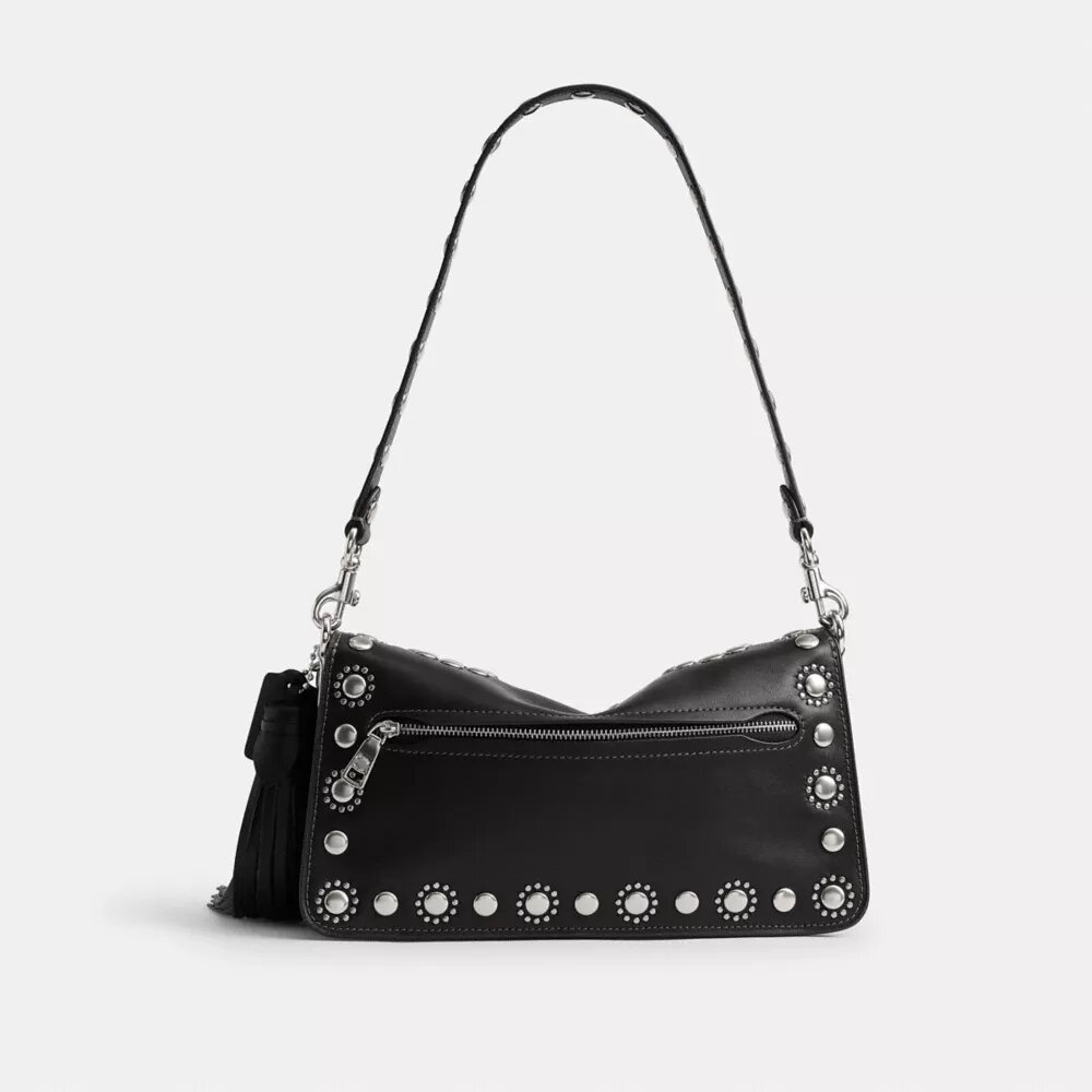 Tabby skulderveske 26 med western-nitter