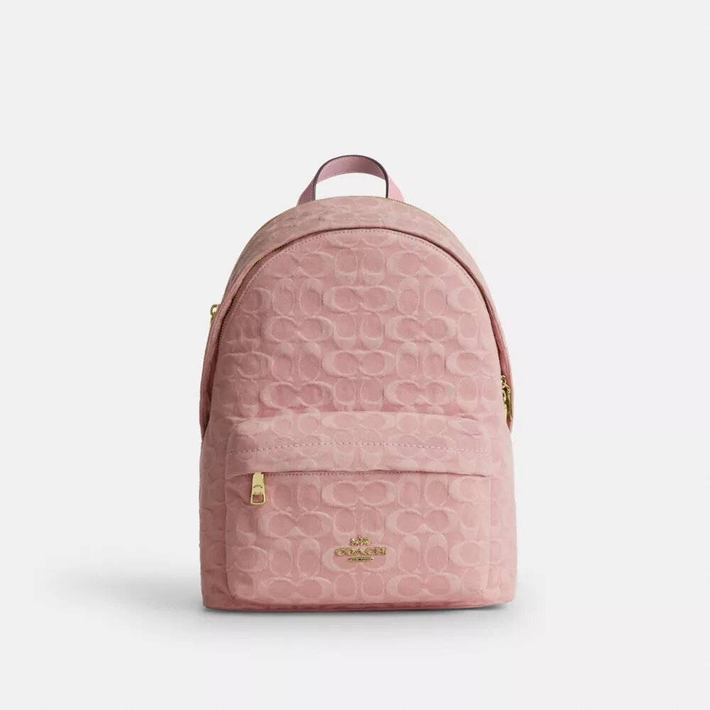 Taylor liten ryggsekk i signaturdenim
