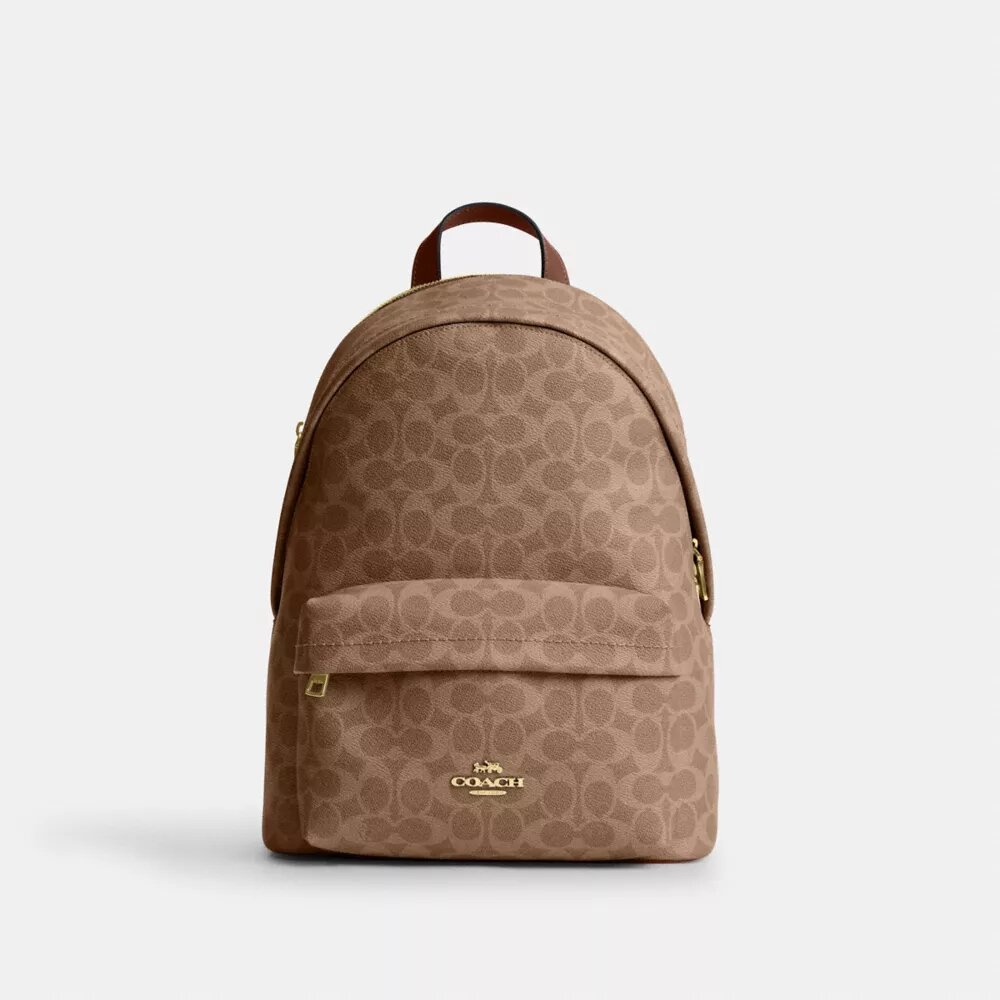 Taylor liten ryggsekk i Signature Canvas