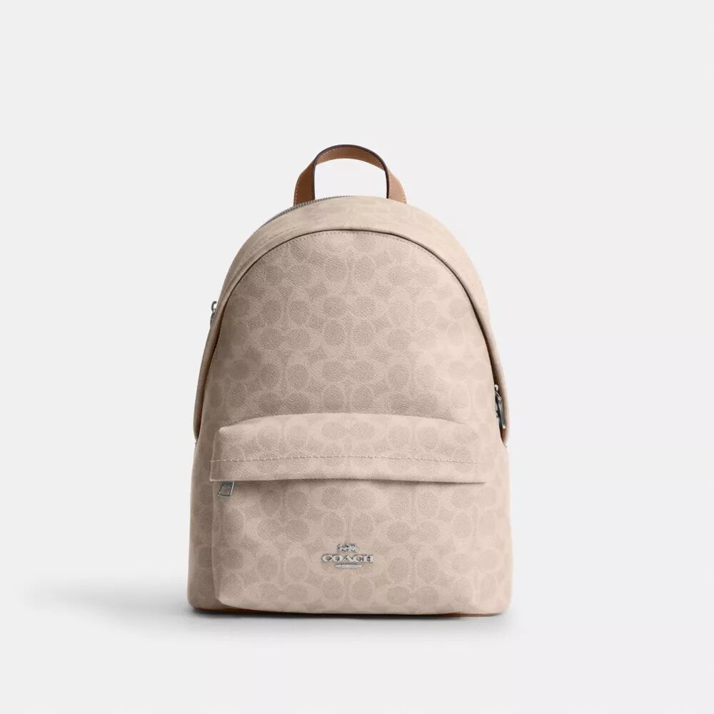 Taylor liten ryggsekk i Signature Canvas