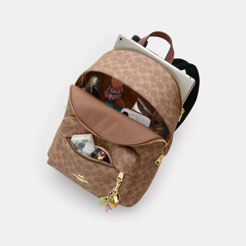 Taylor liten ryggsekk i Signature Canvas