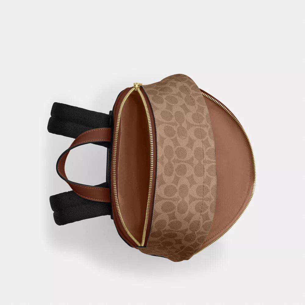 Taylor liten ryggsekk i Signature Canvas