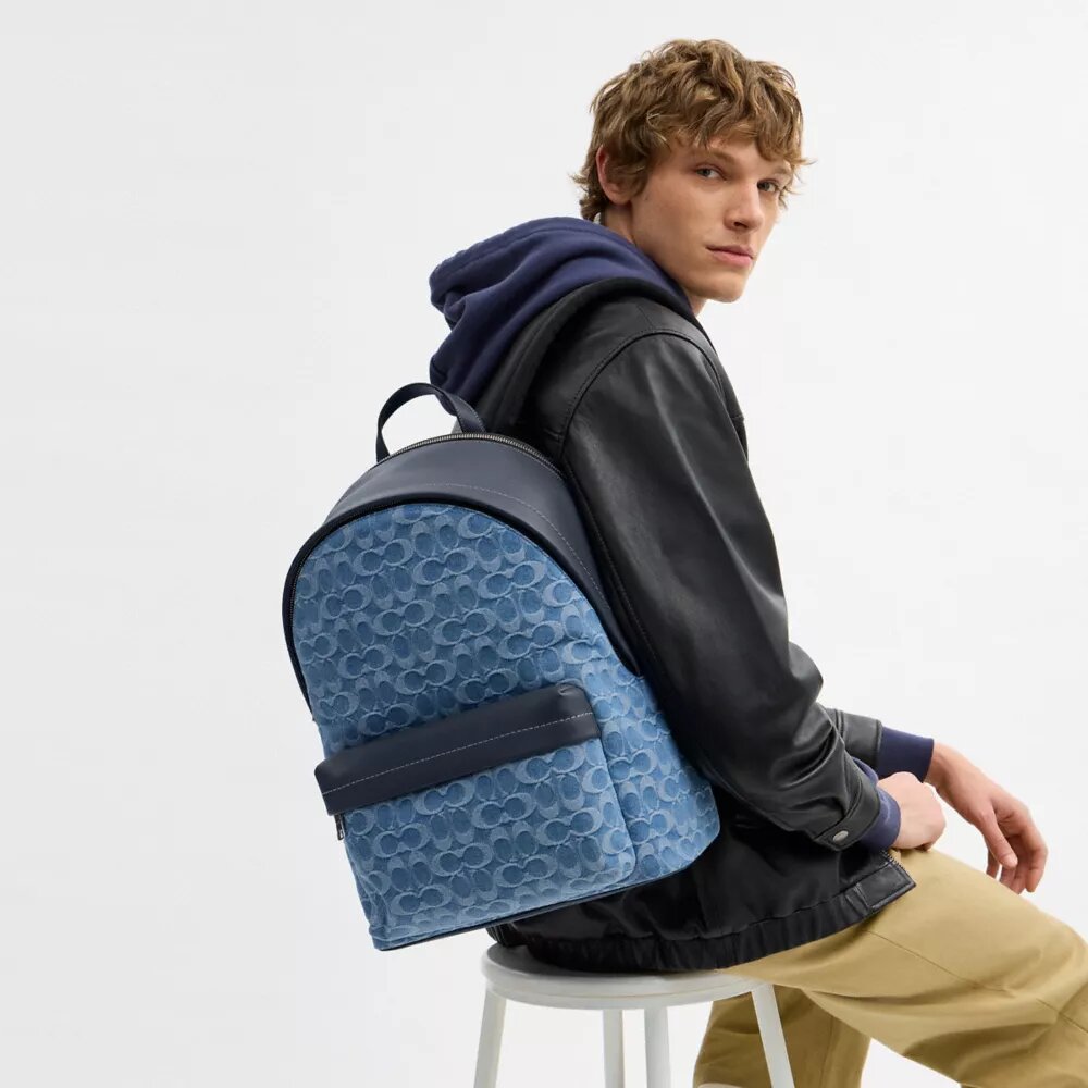 Taylor-ryggsekk i Signature-denim
