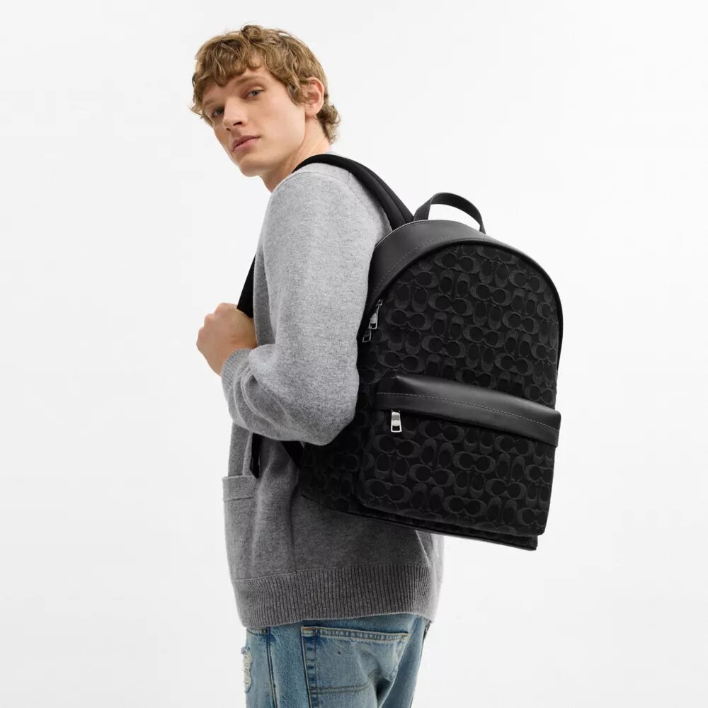 Taylor-ryggsekk i Signature-denim