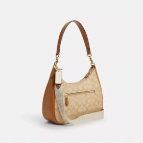Teri Hobo-veske i Signature Canvas med striper
