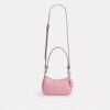 Teri Mini-crossbody-veske i signaturlær med hjerteanheng