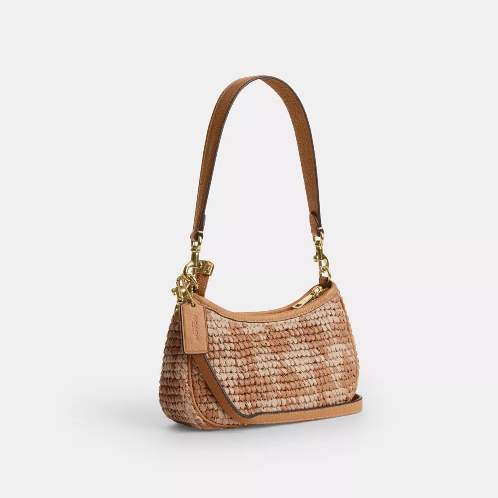Teri Mini-crossbody-veske med gingham-mønster