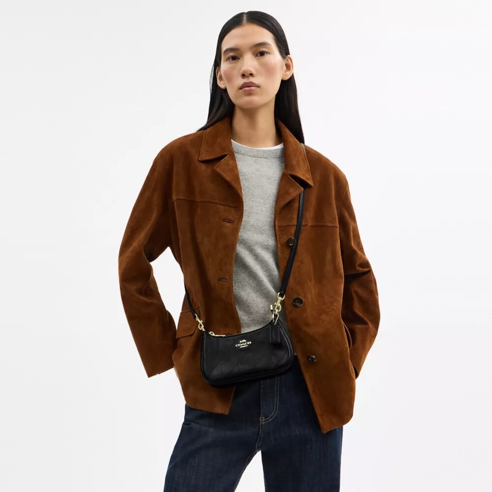 Teri Mini-crossbody-veske med vattering
