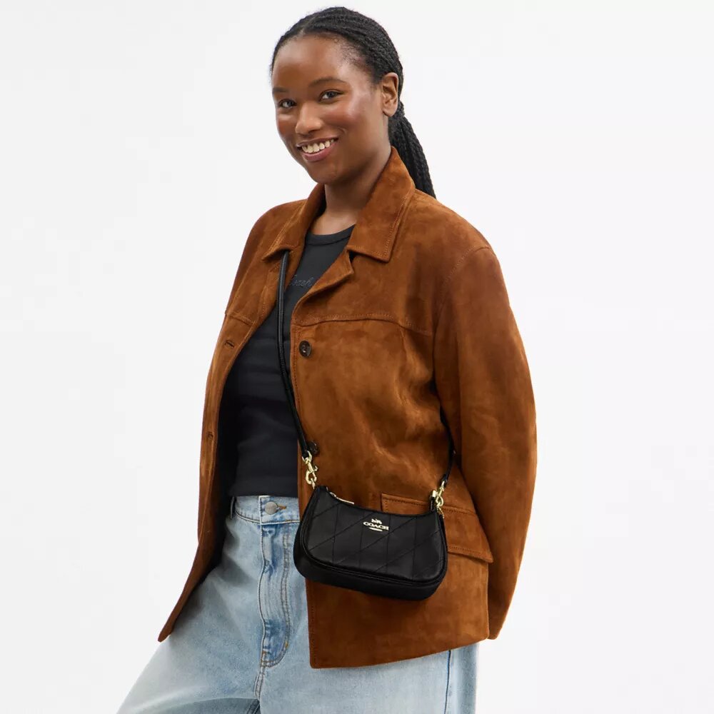 Teri Mini-crossbody-veske med vattering