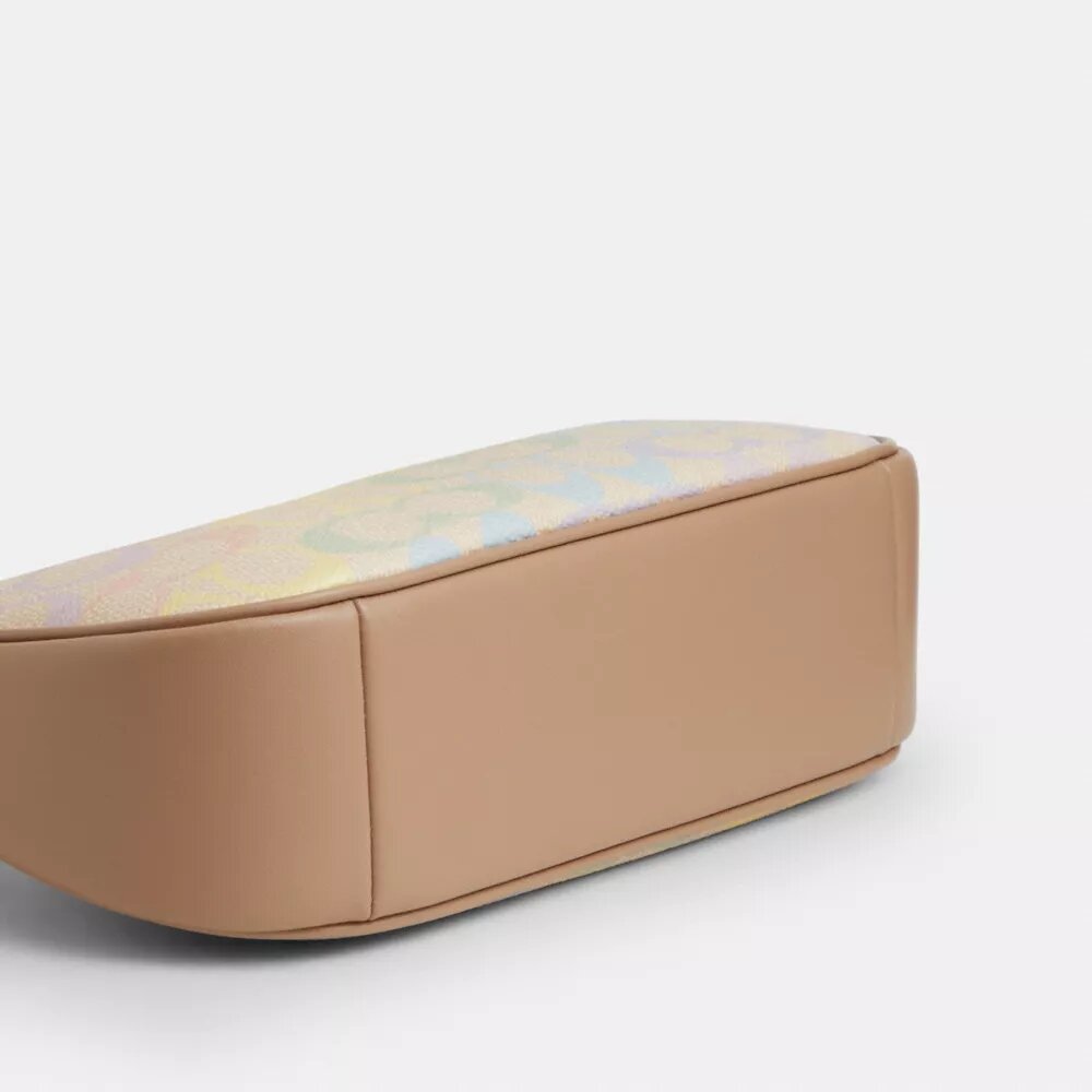 Teri skulderveske i Rainbow Signature Canvas