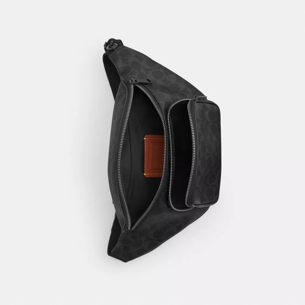 Travis belteveske 35 i Signature Canvas