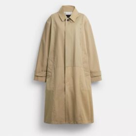 Trenchcoat av gjenbrukt bomull