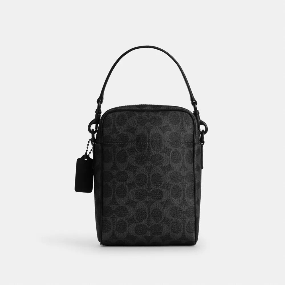 Tristan crossbody-veske 14 i Signature Canvas
