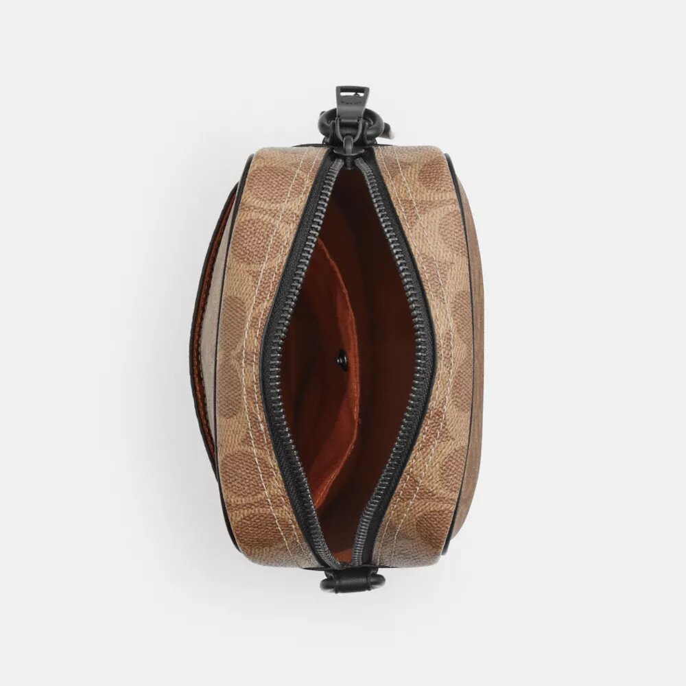 Tristan crossbody-veske 14 i Signature Canvas