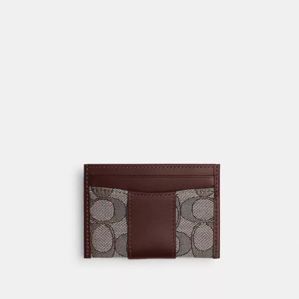 Uunnværlig kortholder i vår signatur-jacquard