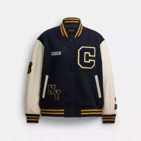 Varsity-jakke i ull