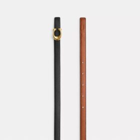 Velskåret, vendbart belte med signaturspenne, 13 mm