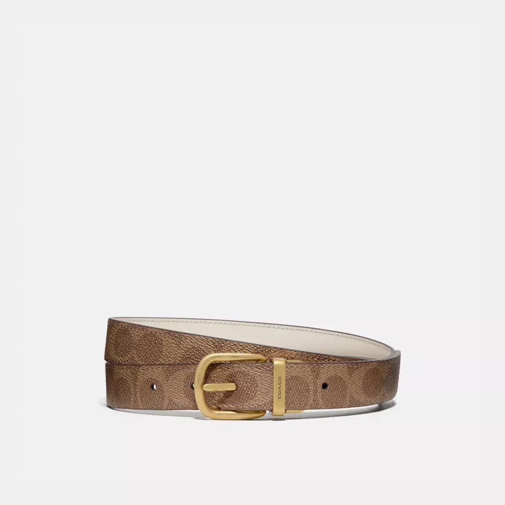 Vendbart belte med selespenne, 25 mm