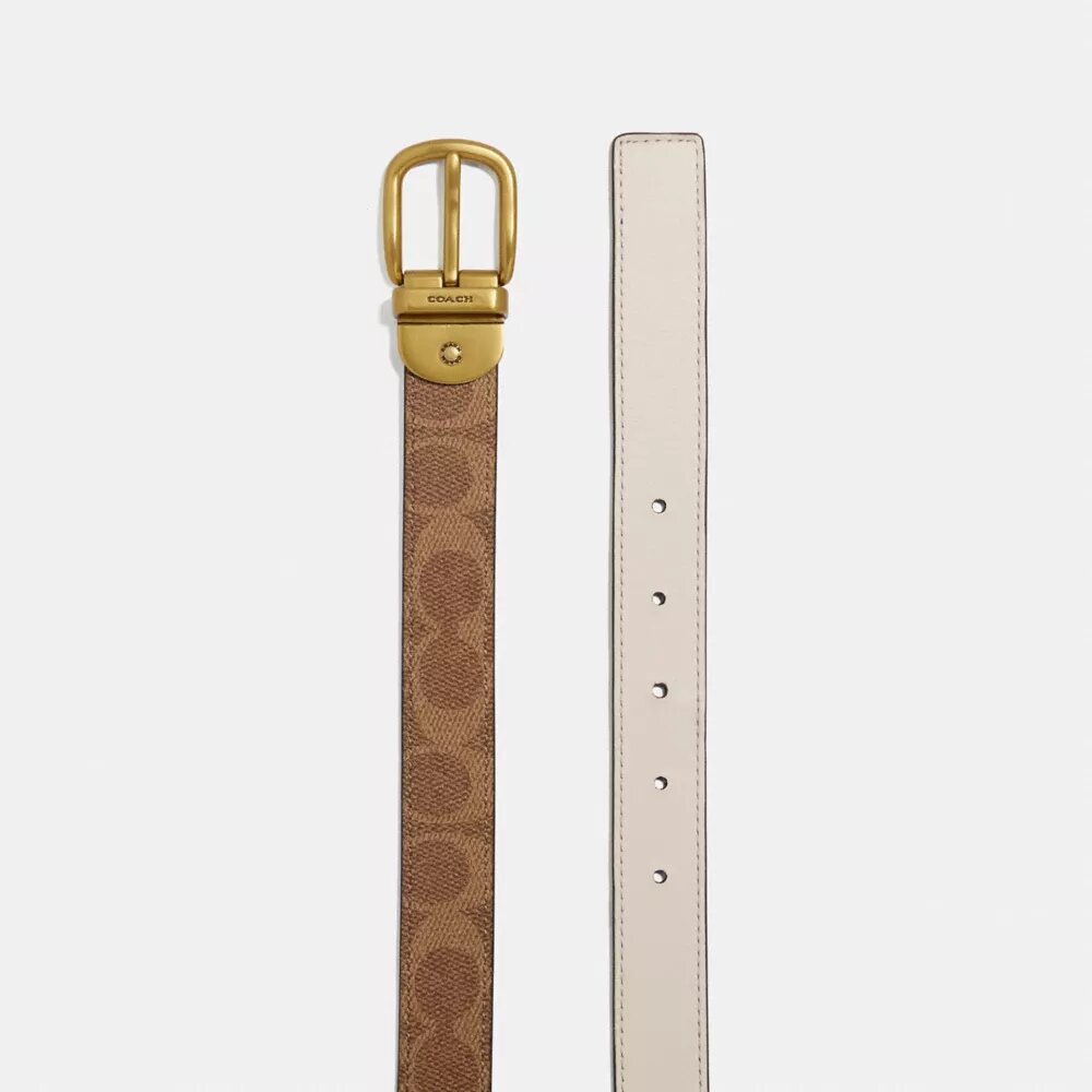 Vendbart belte med selespenne, 25 mm