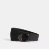 Vendbart belte med skulpturert C-spenne, 38 mm