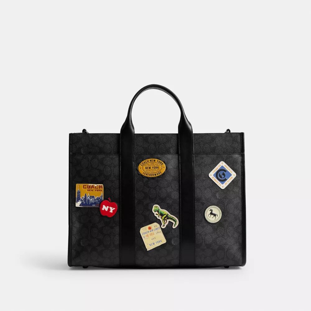 Wesley-shoppere i Signature Canvas med lapper