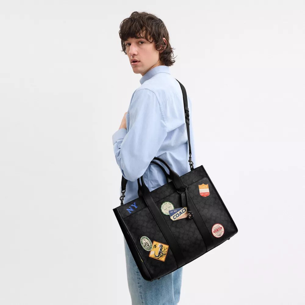 Wesley-shoppere i Signature Canvas med lapper